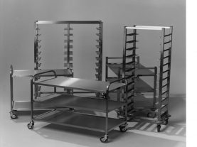 clearing trolleys and rolling racks for sale