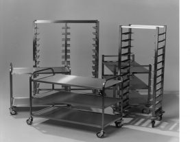 clearing trolleys and rolling racks for sale