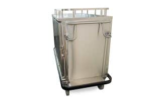 Challenger HMP3D showing Dead Man Brake hot food trolleys