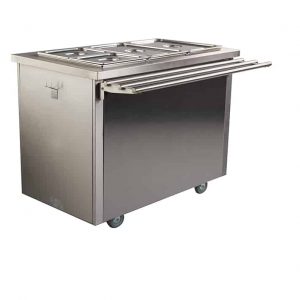 heated food trolley