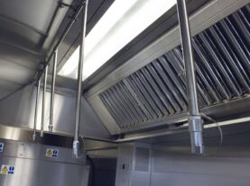 commercial stainless steel exhaust hoods
