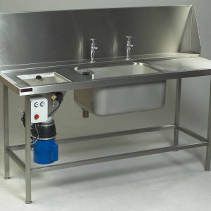commercial dishwasher table