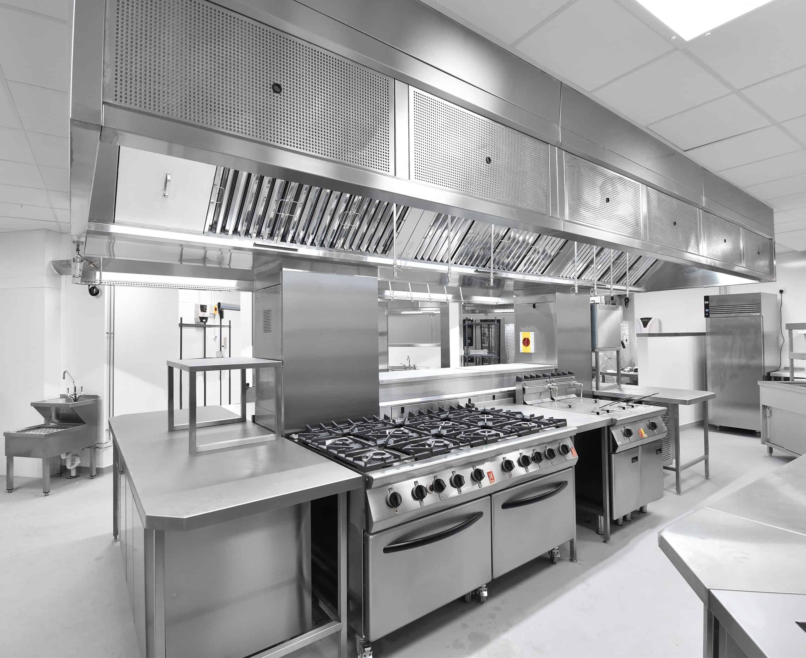 stainless steel kitchen ventilation